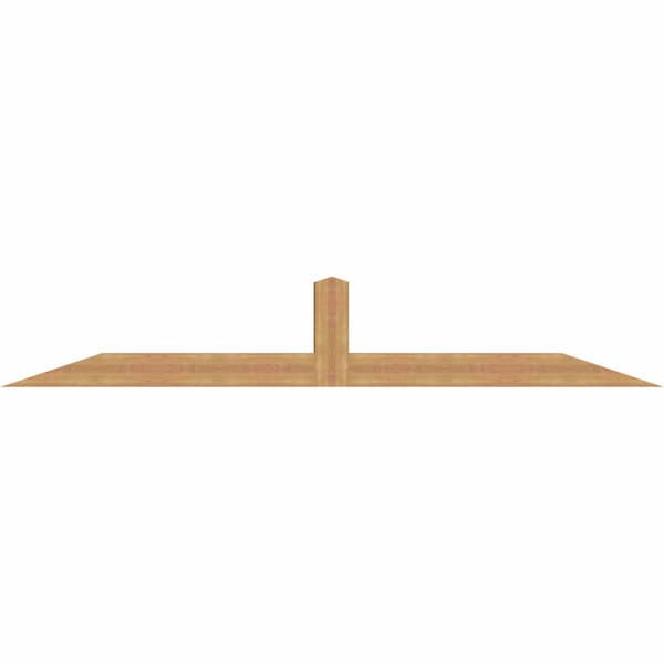Ekena Millwork Portland Timber Gable Bracket, Western Red Cedar, 108"W x 18"H x 5 1/2"D x 5 1/2"F, 4/12 Pitch GBW108X18X0606POR00SWR - main